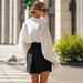 K European And American Women's Fashion Casual Long Sleeve Shirt Pure Color High-End Feel Cardigan Top Stylish Office Wear Versatile Blouse_ecoleips.com