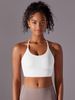 K New Solid Color Back Cross Strap Sports Running Fitness Yoga Clothing Sports Underwear For Women_ecoleips.com