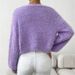 Women's Clothing Autumn And Winter New Loose Versatile Plush Short Knitted Cardigan Small Jacket_ecoleips.com