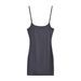 European And American Hot Girl U-neck Slim-fit Camisole For Women, 2025 Summer New Sexy Off-shoulder Bodycon Dress,_ecoleips.com