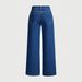 Wide Leg Jeans For Women Style With Small Bow And Small Bow_ecoleips.com