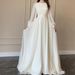 Women's Clothing Spring Fashion Palace Style White Double Chiffon Swing Princess Fairy Dress Long Dress_ecoleips.com