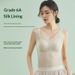 Spring And Summer New Model Silk Shapewear Slight Compression, Natural Latex Cup Beautiful Back Tank Top For Women, With_ecoleips.com