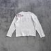 Deeptown White Cherry Blossom Embroidery Man Women T-Shirts Long Sleeve Oversized Waffle Tees Basic Harajuku Casual Streetwear_ecoleips.com