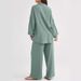 Women's Loose Casual Two Piece Set Fashion Large Stock Available Top And Wide Leg Pants New_ecoleips.com