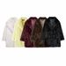 Women's Long Faux Fur Coat Casual Office Lady Street Style Spring/Autumn Outerwear_ecoleips.com