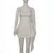 Women's French Chic Strapless Solid Color Tie Side Maxi Dress – Sweet Sexy Summer Gown 2026_ecoleips.com