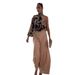 Women's Asymmetrical Sleeveless Top & Wide-Leg Printed Pants Set – Trendy Summer Outfit For Casual & Streetwear Fashion_ecoleips.com
