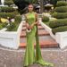 Women's Sexy Satin Ribbon Halter Strapless Sleeveless Maxi Dress – Elegant Party Evening Gown 2026_ecoleips.com