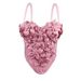 Women's Clothing New Three Dimensional Flower Camisole Tops Slim Pure Desire Style Sexy Fishbone Chest Inner Wear_ecoleips.com