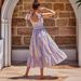 2026 New Women's Clothing Spring/Summer European And American Casual Plaid Tie-Neck Strapless Flared Dress_ecoleips.com