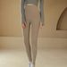 Comfortable Sports Style Fitness Tight Breathable Peach Lift High Waist Bare Feel Yoga Pants For Women Outdoor Wear_ecoleips.com