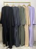 Ramadan Muslim Fashion Linen Open Abaya Woman Holiday Long Dresses For Eid Caftan Marocain Femme Islam Black Robe Jalabiya Solid_ecoleips.com