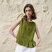 Natural Round Neck Simple Fashion Shirt 2026 New Loose And Thin Temperament Medium And Long Top_ecoleips.com