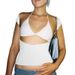 European And American Fashion Y2K Summer Sexy Backless Nylon Moisture-wicking Breathable Short-sleeve Slim-fit Bm Top_ecoleips.com