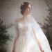Lightweight Wedding Dress For Petite Women Simple Ethereal Long Sleeves Dreamy Train Spring Style_ecoleips.com