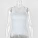 Aria Basics Aria Basics European And American Style Sexy Slim-fit U-neck Tank Top, 2025 Summer New Cross-border Pure Cotton Ribbed Camisole For_ecoleips.com