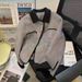 Women's Wool Coat Winter Short Trench Coat Loose Fit Patchwork Casual Oversized Outerwear For Petite Women_ecoleips.com