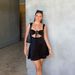Elegant European And American Summer 2026 Sexy Bodycon Slim Fit Tie-Up A-Line Satin Dress For Women Wholesale_ecoleips.com