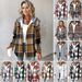 Women's Oversized Plaid Shacket – Trendy Checkered Button-Up Jacket For Fall & Winter (Loose Fit, Soft Polyester, Multiple Colors & Sizes)_ecoleips.com