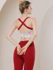 K Fitness Clothing, Sports Underwear, Women's Shockproof Running Fixed One-piece Cup, Fitness Bra, Gathering Running Yoga Clothes_ecoleips.com