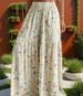 Women's Clothing Summer High-Waisted Women's Pants Floral Print Loose Fit Wide Leg Trousers Versatile Straight Leg Slimming Thin Flowy Bottoms_ecoleips.com