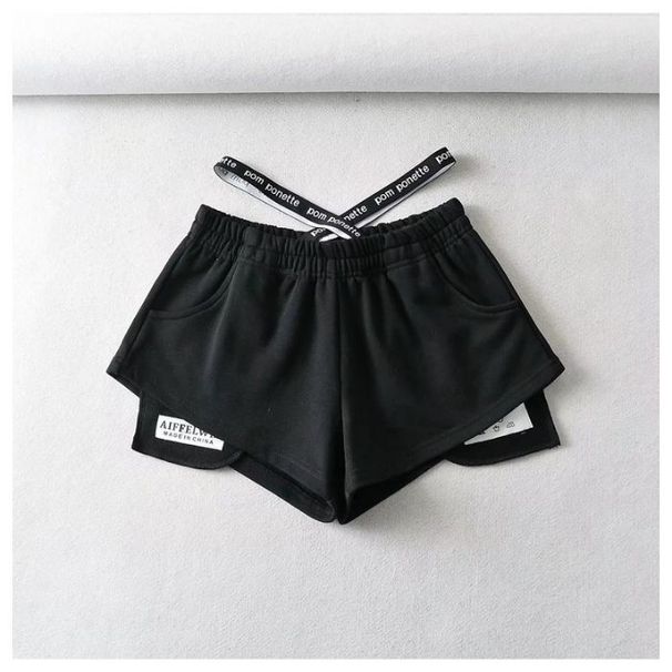 Aria Basics Aria Basics Purely Sexy Girl Shorts Women, New Summer Style, European And Branded, Waist-Cinching, Loose Casual American Wide-Leg_ecoleips.com