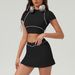 Women's Clothing Tennis Sports Suit Urban Style Tennis Skirt Suit Outdoor Quick Drying Sports Yoga Suit For Women_ecoleips.com