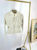Women's Clothing New Style Gold Label Stand Collar Short Coat Sports Yoga Wear Slim Fit Sports Jacket For Women_ecoleips.com