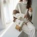 Women's Oversized High Neck Sweater - Soft Lambswool Blend Knit Top For Winter, Relaxed Fit, Chunky Cable Knit Pullover In Classic Colors_ecoleips.com