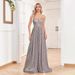 Elegant Backless Sequin Evening Dress – Slim Fishtail Gown For Bridesmaid, Banquet & Formal Events_ecoleips.com