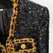 Women's Clothing Celebrity Temperament Fashion New Heavy Sequin Chain Short Jacket Cardigan Coat_ecoleips.com