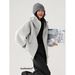 Acestudios Autumn/Winter American Retro Street Style High-end Silhouette Hooded Cardigan Regular Sweatshirt Jacket For_ecoleips.com