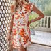 Women Fashion Printed Flying Sleeve Mid Length Shirt_ecoleips.com