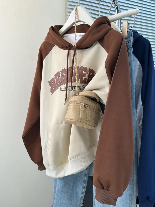European American Style Real Shot Plus-size Women's Hoodie For Spring And Autumn, Korean Version, Loose, Lightweight,_ecoleips.com