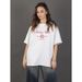 Oversize Niche Design American Retro High-end Print 2025 Summer New Pure Cotton Short Sleeve T-shirt Trend_ecoleips.com