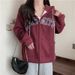European American Style Loose-fit Women, Korean Version, Versatile, Thin, Suitable For Spring And Autumn, Oversized,_ecoleips.com