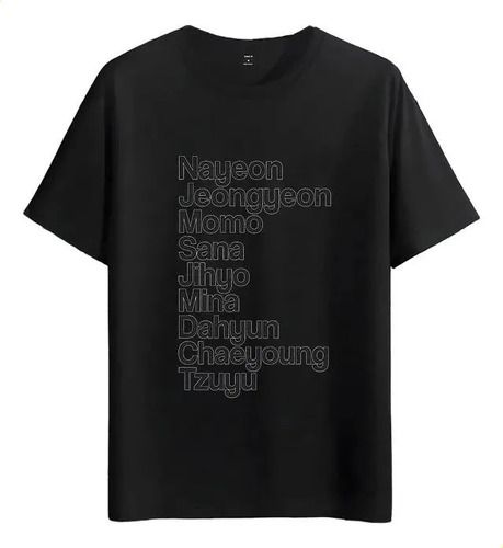 Women's T-Shirts Tshirt Muscle Freaks Twice Names Estilo Kpop Idol_ecoleips.com