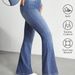Women's High-Waisted Stretchy Flared Jeans Retro Vintage Denim Pants With Tummy Control For Casual & Daily Wear (Blue, Sizes 26-31)_ecoleips.com