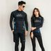 Women's Clothing Men's Long Sleeved Diving Suit, Women's Split Slim Chest Pad Jellyfish Surfing Suit, Couple Sunscreen Hot Spring Swimsuit New Style_ecoleips.com
