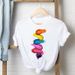 Popular White Clothing, Eyeshadow, Manicure, Women's Plus-size T-shirts For Summer_ecoleips.com