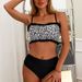 Sexy High-Waist Bikini Set With Leopard Print, Backless Halter Swimsuit For Women – Trendy Two-Piece Swimwear_ecoleips.com