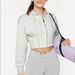 Women's Light Gray Cotton Hooded Zip-Up Sweatshirt - Casual Fall Pullover With Long Sleeves (S/M/L/XL)_ecoleips.com