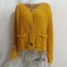 "Women's V-Neck Long Sleeve Cardigan With Pockets - Soft Polyester Knit Sweater For Fall & Winter, Casual Comfort Wear (Red, Navy, White, Blue, )_ecoleips.com