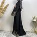 Hot Selling Open Abaya Women Clothes Lace With Pearls Design Muslim Fashion Kimono Long Kaftan Islamic Dubai Dresses For Women_ecoleips.com