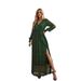 Women Elegant Temperament Midi Length Formal Dress For Daily Commute Wedding Party Cocktail Occasions_ecoleips.com