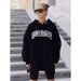 Street-Style Leopard-Print Embroidered Letter Hoodie For Autumn/Winter Versatile Casual High-End Pullover_ecoleips.com