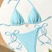 Women's Clothing Bikini Swimsuit Ins Style Split Solid Color Sexy Swimsuit Beach Vacation Swimsuit Female_ecoleips.com