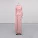 Women's Pleated Asymmetrical Slim Fit Floor Length Dress with Flowing Ribbons Southeast Asia Spring New 2026 Gown_ecoleips.com