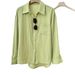 Women's Clothing Long Sleeved Shirt Paired With Elastic Waist Trousers Luxe Loungewear Set – Silky Button-Down & Wide-Leg Pants For Elevated Comfort_ecoleips.com